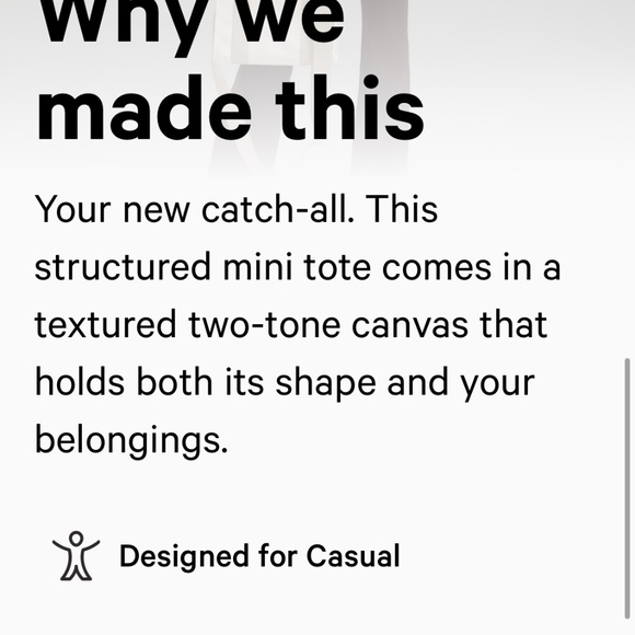 Two-toned canvas mini-tote lululemon - Picture 3 of 7